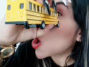 Preview 4 of Giantess vs micro school bus