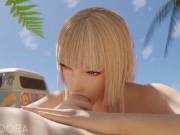 Preview 1 of Cute Blonde Slut Sucks A Cock Off At The Beach And Gets A Big Load In Her Mouth