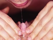 Preview 3 of Pussy Lick Huge Clit Suck Orgasm ASMR - Amara Arroyo