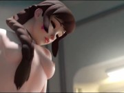Preview 5 of D.Va Is The Perfect Cock Riding Slut