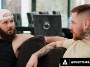 Preview 1 of HETEROFLEXIBLE - Str8 Buddies Zak Bishop & Johnny Hill Give In To Anal Temptation While Jerking Off