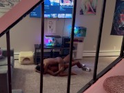 Preview 3 of Vibing At The Crib, Having Great Sex (Cumshot)