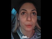 Preview 3 of Driving Home After First Date TikTok NSFW #1 Blowjob In Car POV