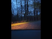 Preview 4 of Driving Home After First Date TikTok NSFW #1 Blowjob In Car POV
