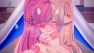 [F4M] | Your Big Booty Gamer Neko Girlfriend Challenges You To A Naughty Match [Lewd ASMR]