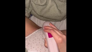 Amateur Teen Secretly Fingering till Wet Orgasm | Moaning in Public Toilet