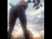 Preview 6 of My naughty milf ass gets freaky twerking my pawg ass out in nature