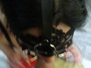 Preview 2 of I can see that! A open mouth face is the best smiley face on a cunt! SPIDER GAG