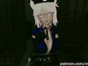 Preview 2 of Femdom Breathplay JOI with Choking and Facesitting in Horny Jail UwU - VRChat ERP Preview
