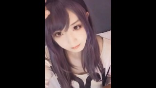 [Japanese Femboy | FULL] Anal masturbation so intense that the lotion bubbles up!