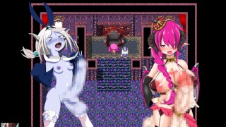Mage Kanade's Futanari Dungeon Quest - huge breasts huge booty bss fight