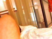 Preview 1 of 'My bf will be back soon' bored girlfriend gives best bj ever to guy at hotel while bf was out