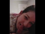 Preview 5 of Milf sucks out her morning cum