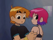 Preview 1 of Scott Pilgrim Porn - Ramona Flowers and Scott First Time