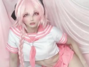 Preview 6 of 女装 子|crossdresser【日本人cosplayer】人気男の娘コスでびちゃびちゃお漏らし FC限定オナニー動画ちら見せ