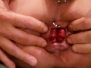 Preview 6 of Spreading Pierced Pussy  Rosebud Anal