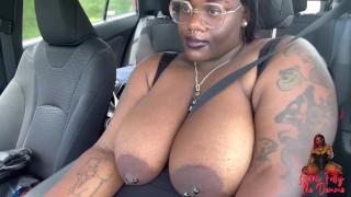Driving With My Tits Out In Broad Daylight