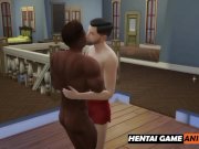 Preview 4 of 3D ANIMATED: Sasuke Gets Fucked By Kakashi And His Big 24cm Cock | Hentai Gay Porn | Naruto HD