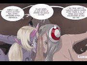Preview 2 of Ionic brothel, Ahri offers her pussy in exchange for being fucked really well - league of legends