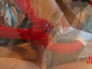 Preview 5 of EXTREME COCK PUMPING & DEEP URETHRAL SOUNDING HUGE COCK FULL LATEX NURSE