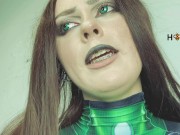 Preview 1 of FEMDOM RP: Dominatrix Shego caught you and fucked your ass with a strap-on from Honeyplaybox