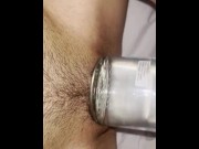 Preview 2 of Masturbation with my bottle of water, very horny, very wet
