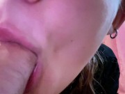 Preview 6 of I Filmed How An Experienced Escort Sucks Me Morning And Night. She Doesn't Even Swallow Drool