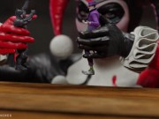 Preview 2 of Harley Queen play hard with Joker and Batman