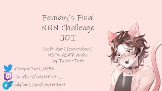 Femboy's Final NNN Challenge JOI || NSFW ASMR Roleplay Audio [soft dom] [countdown]