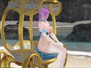 Preview 2 of Dead or Alive Xtreme Venus Vacation Elise Cendrillon Escalier 6th Anniversary Outfit Nude Mod