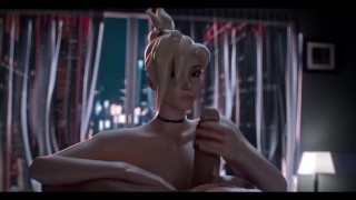 3D Compilation: Overwatch Mercy Handjob Dva Stand Sex Widowmaker Blowjob Uncensored Hentai