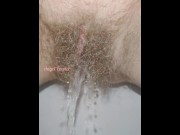 Preview 6 of Sensual Slow Motion Piss by Mega Hairy Pussy Up Close