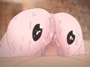 Preview 5 of Piplup On The Butt of Bulma !Pokemon and dragon ball anime Hentai ( Cartoon 2d sex )porn