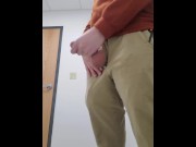 Preview 3 of So horny at work, had to whip it out, huge load