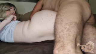 James Stirling blows big cock and barebacking before cumshot