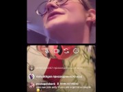 Preview 6 of Russian Exhibitionist Couple Gets Freaky On Insta Live