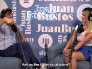 Preview 3 of Kourtney Love, monumental fucking in the elevator with my partner| Juan Bustos Podcast