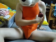 Preview 5 of Orange swimsuit part 2