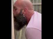 Preview 1 of Ginger Farm Boy asked for Head at Outdoor Gloryhole