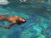 Preview 3 of Hot milf in the swimming pool