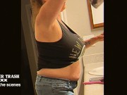 Preview 3 of NastyNaughtyNicole-xxx  trailer trash full movie (2024) massive tits bouncing