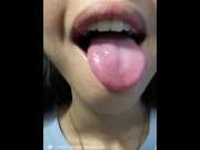 Preview 6 of Jerk Off And Cum In My Asian Mouth JOI | Hinasmooth