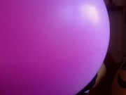 Preview 4 of Italian girl has fun with balloons and fills them with hot wet orgasms