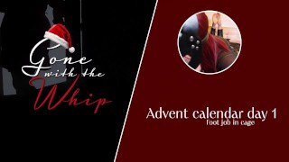 Advent Calendar Day 1 : Chastity Footjob