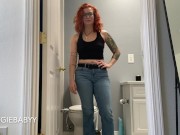 Preview 2 of I'm gonna take a piss and you can't stop me - full video on Veggiebabyy Manyvids