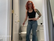 Preview 3 of I'm gonna take a piss and you can't stop me - full video on Veggiebabyy Manyvids
