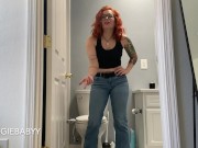 Preview 6 of I'm gonna take a piss and you can't stop me - full video on Veggiebabyy Manyvids