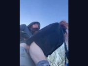 Preview 3 of Quick public fuck on a hiking trail