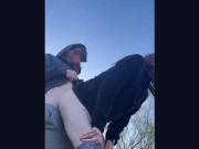 Preview 4 of Quick public fuck on a hiking trail