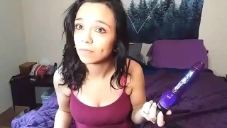 Embarrassing Moments- 6 Purple Vib Dildo